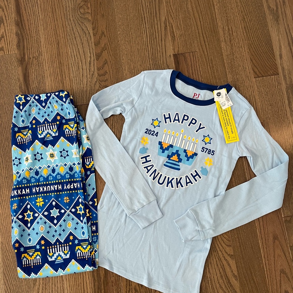 NWT PJ Place Hanukkah Pajamas Size Kids 16 from the Children’s Place